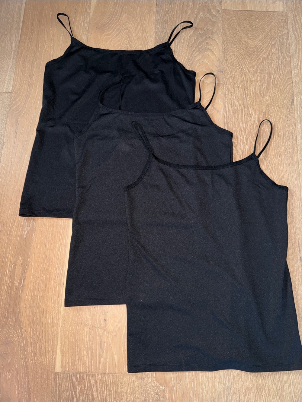 Ann Taylor Adjustable Strap Black Cami Bundle (L)